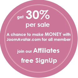 30% per sale affiliate joomavatar